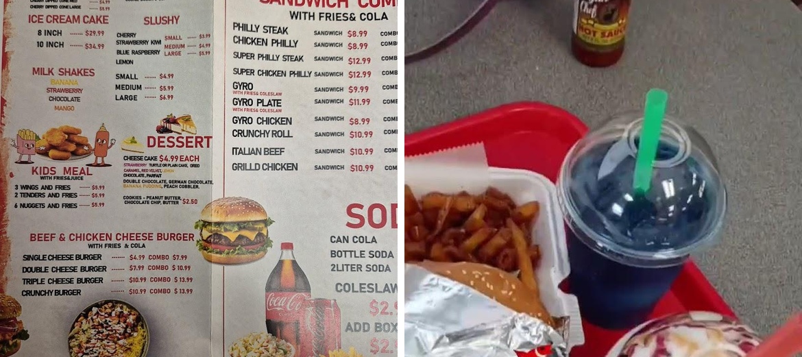 JJS Fish & Chicken Menu